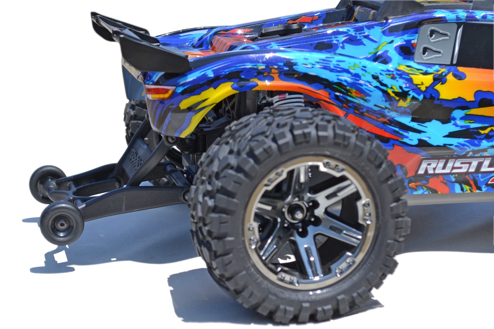 RPM R/C 80962 Wheelie Bar Mount for the Traxxas Rustler 4x4