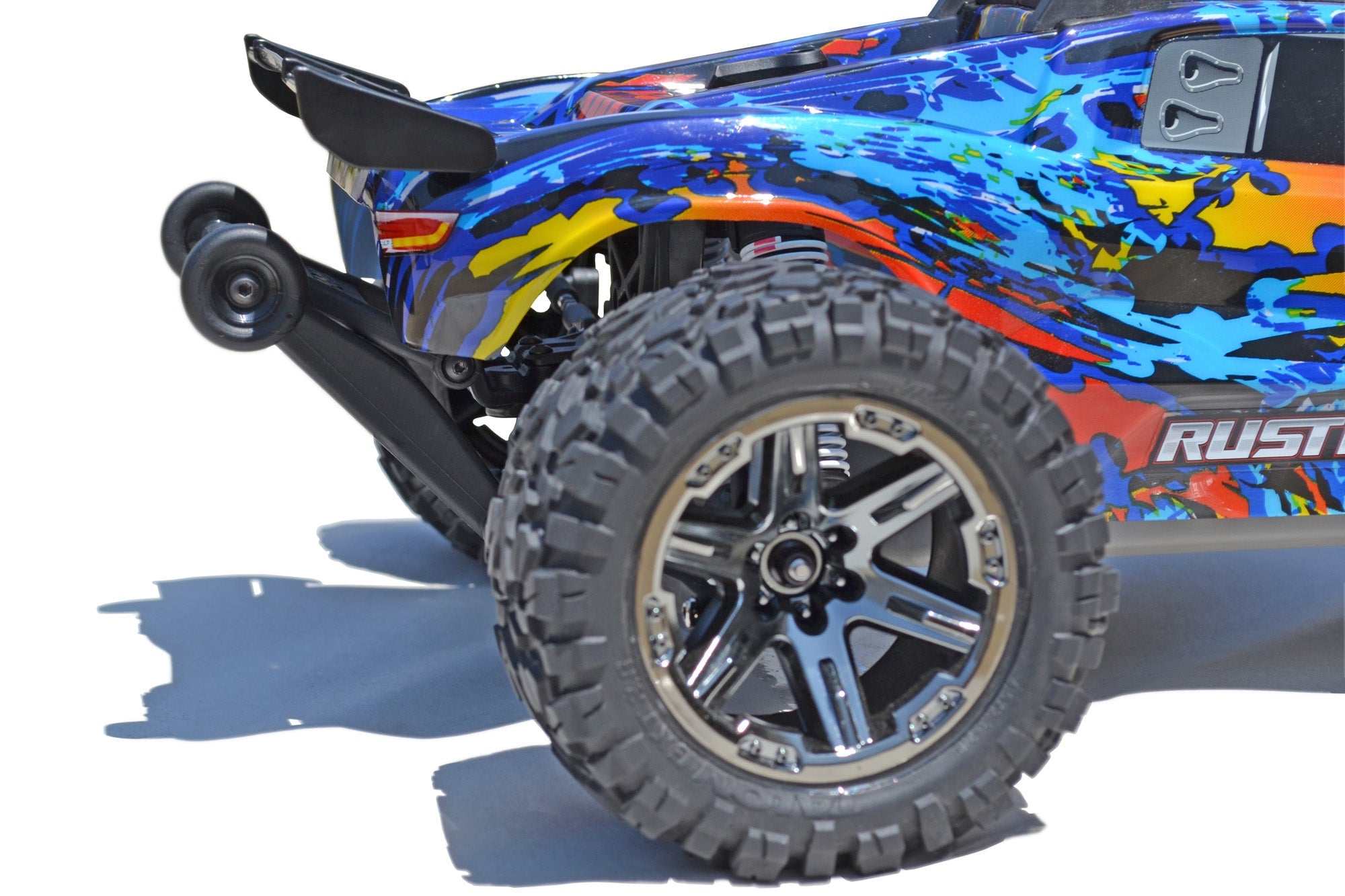RPM R/C 80962 Wheelie Bar Mount for the Traxxas Rustler 4x4
