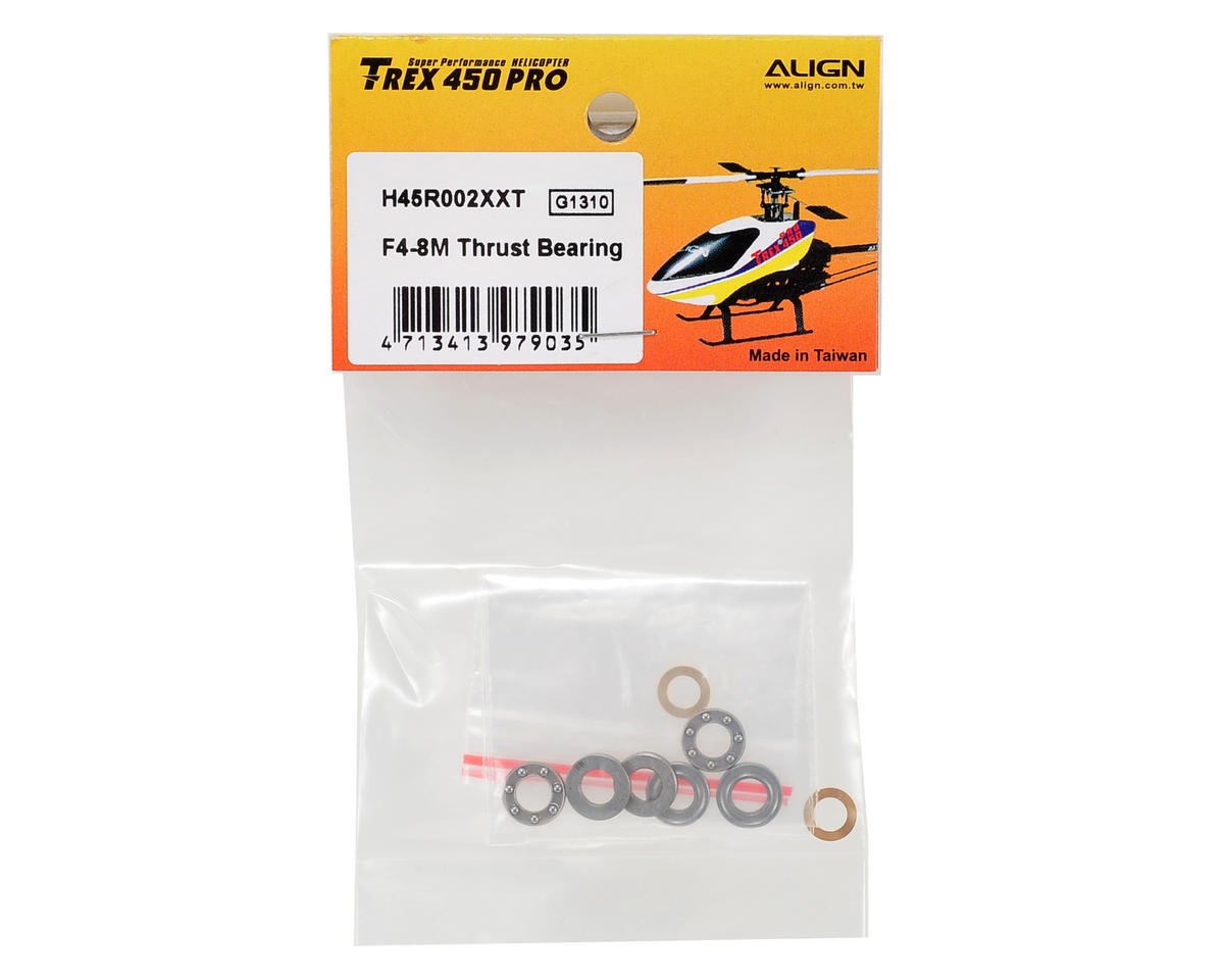 Align/T - Rex Helicopters 450L /500X/500XT F4 - 8M Thrust Bearing - BOBBYRC