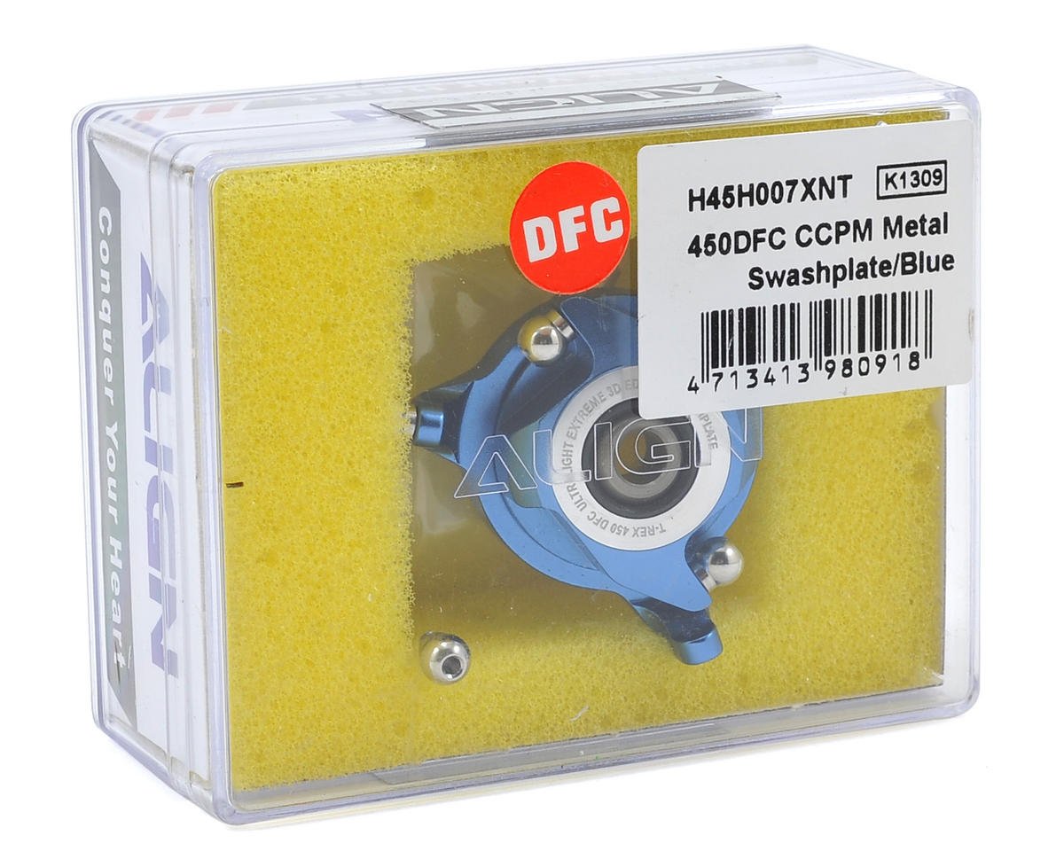 Align/T - Rex Helicopters(Blue) 450L PRO DFC CCPM Metal Swashplate - BOBBYRC