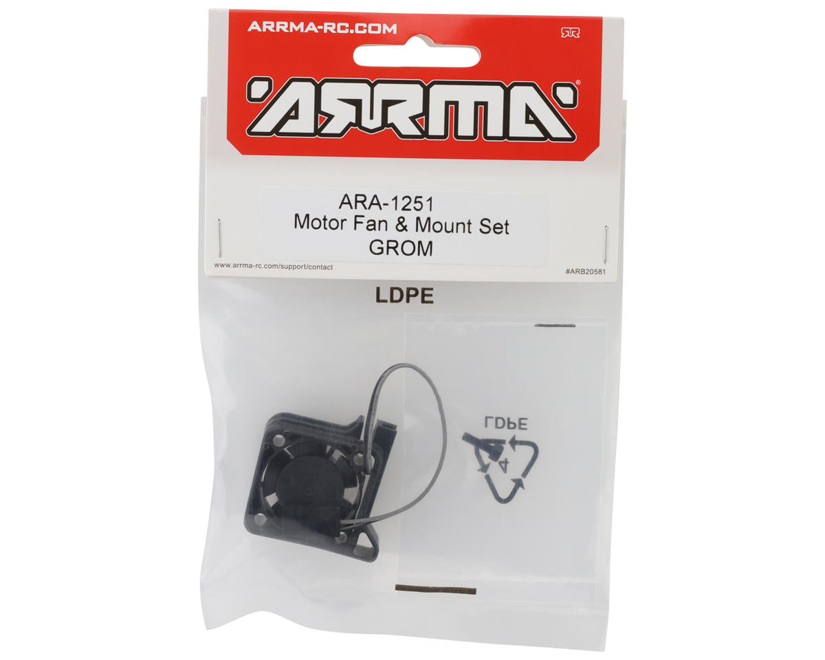 Arrma Motor Fan & Mount Set For 1/14 TYPHON , 1/16 MOJAVE GROM
