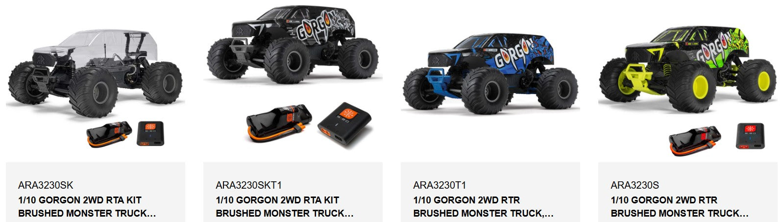 Arrma 320402 Granite 4x4 Mega , 1/10 QUAKE 223S Bumper Set