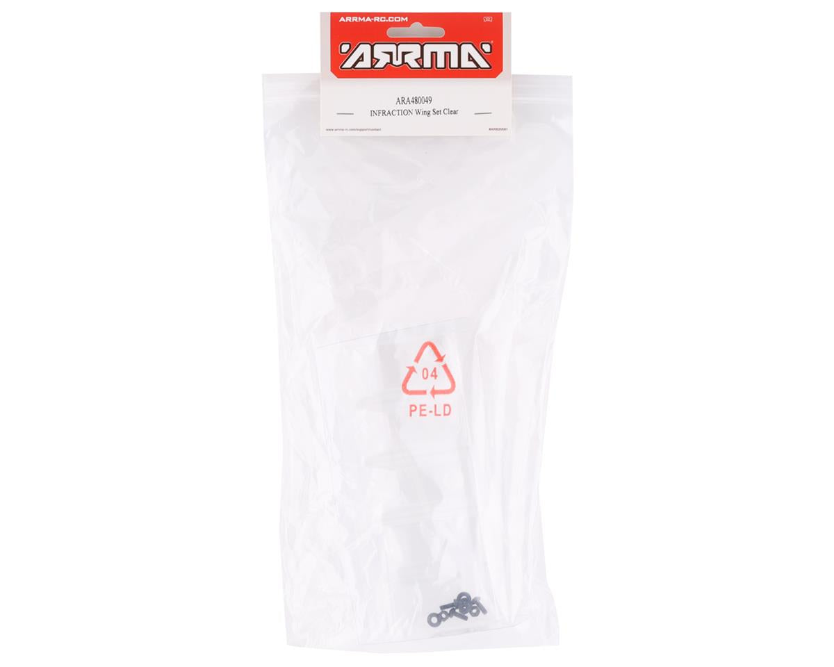 Arrma Wing Set (Clear)2s/ 3s 1/8 INFRACTION / VENDETTA