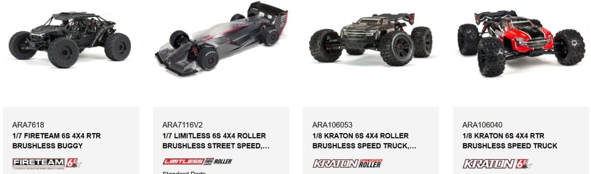 Arrma 116mm Dogbone 1/8 6S Kraton/Outcast/Senton/Typhon - BOBBYRC