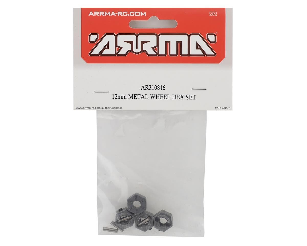 Arrma 12mm Metal Wheel Hex (4) - BOBBYRC