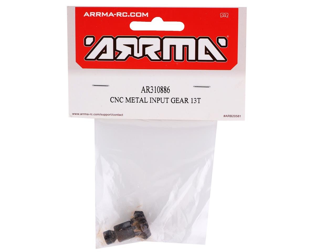 ARRMA 3s & 4s BLX CNC Input Gear (13T) : Granite / Senton / Typhon / Bigrock - BOBBYRC