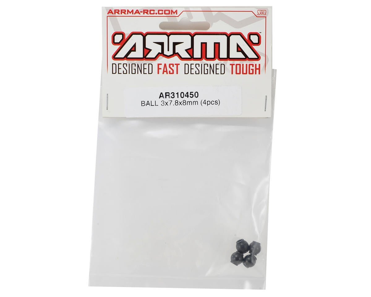 Arrma 3x6.8x9mm Ball (4) - BOBBYRC