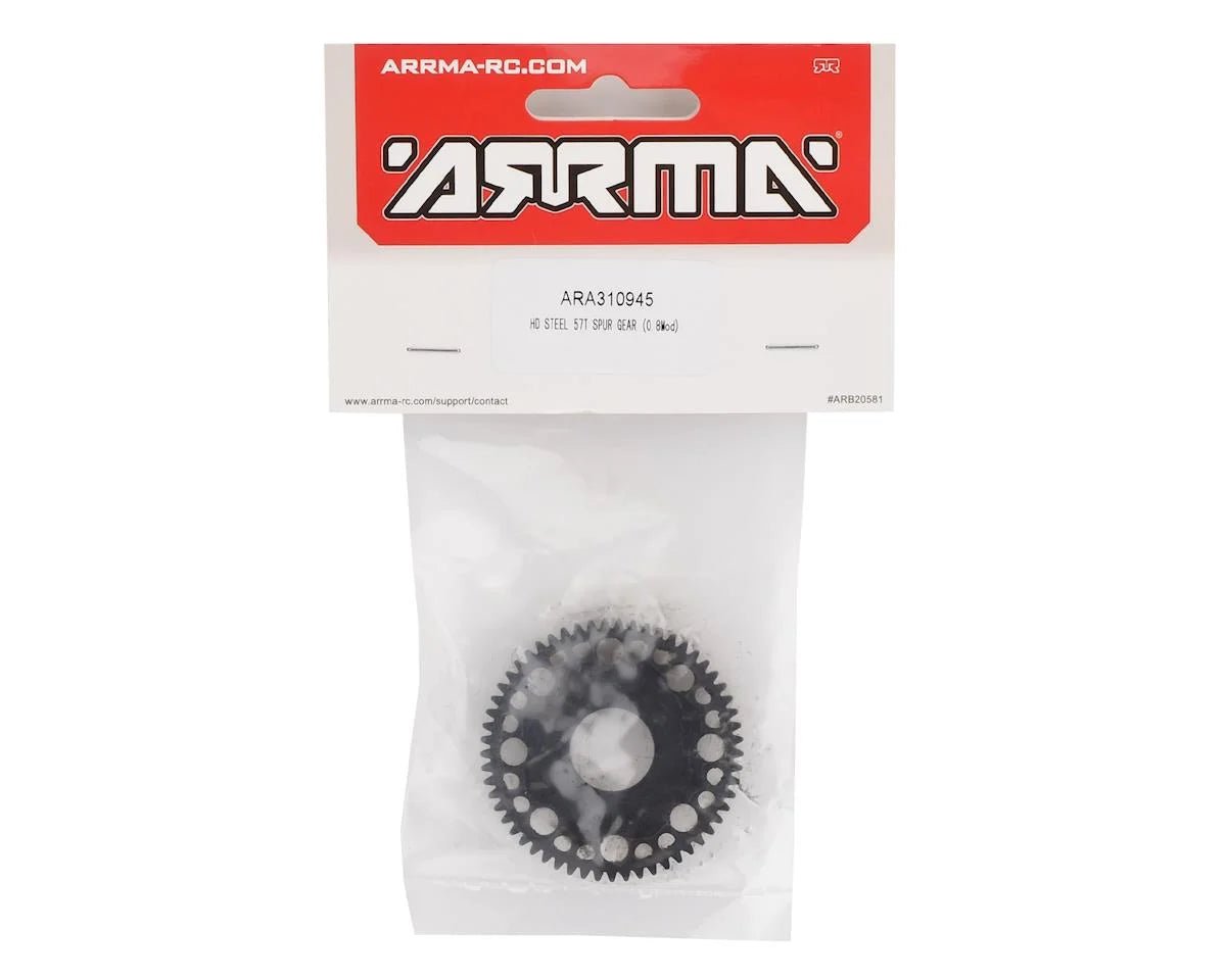 Arrma 4S BLX 0.8Mod HD Steel Spur Gear (57T) - BOBBYRC