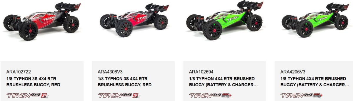 Arrma AR320455 Rear Wing Mount 3S BLX Kraton /Outcast / Typhon - BOBBYRC