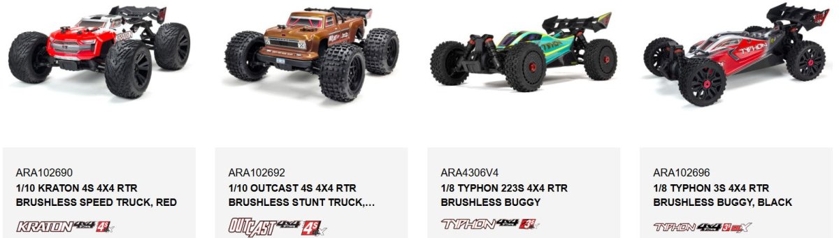 Arrma AR320455 Rear Wing Mount 3S BLX Kraton /Outcast / Typhon - BOBBYRC
