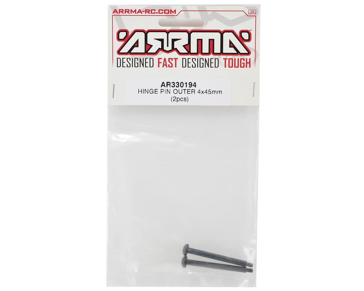 ARRMA AR330194 Hinge Pin Outer 4x45mm (2) Typhon / Kraton - BOBBYRC