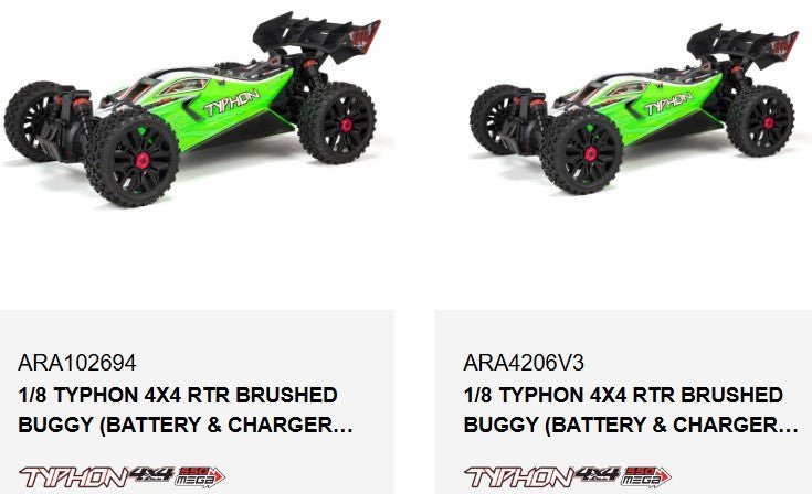 ARRMA AR330470 Rod End Set 4x4 Senton/Bigrock/Granite/Typhon - BOBBYRC
