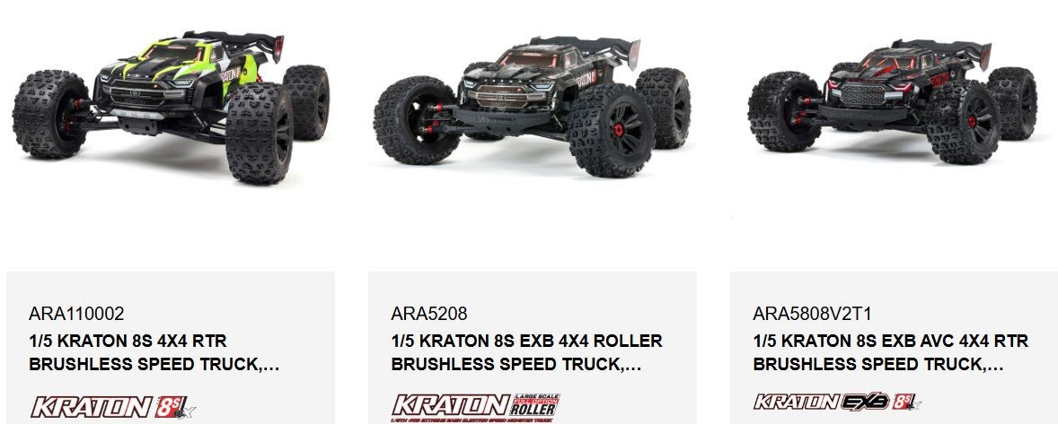 Arrma ARA320617 Front Bumper And Skids Kraton 8S EXB BLX. - BOBBYRC
