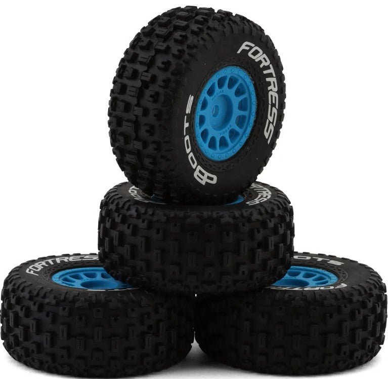 Arrma dBoots 'Fortress' 1/18 Pre - Mounted Off - Road Tire Set Mojave Grom - BOBBYRC