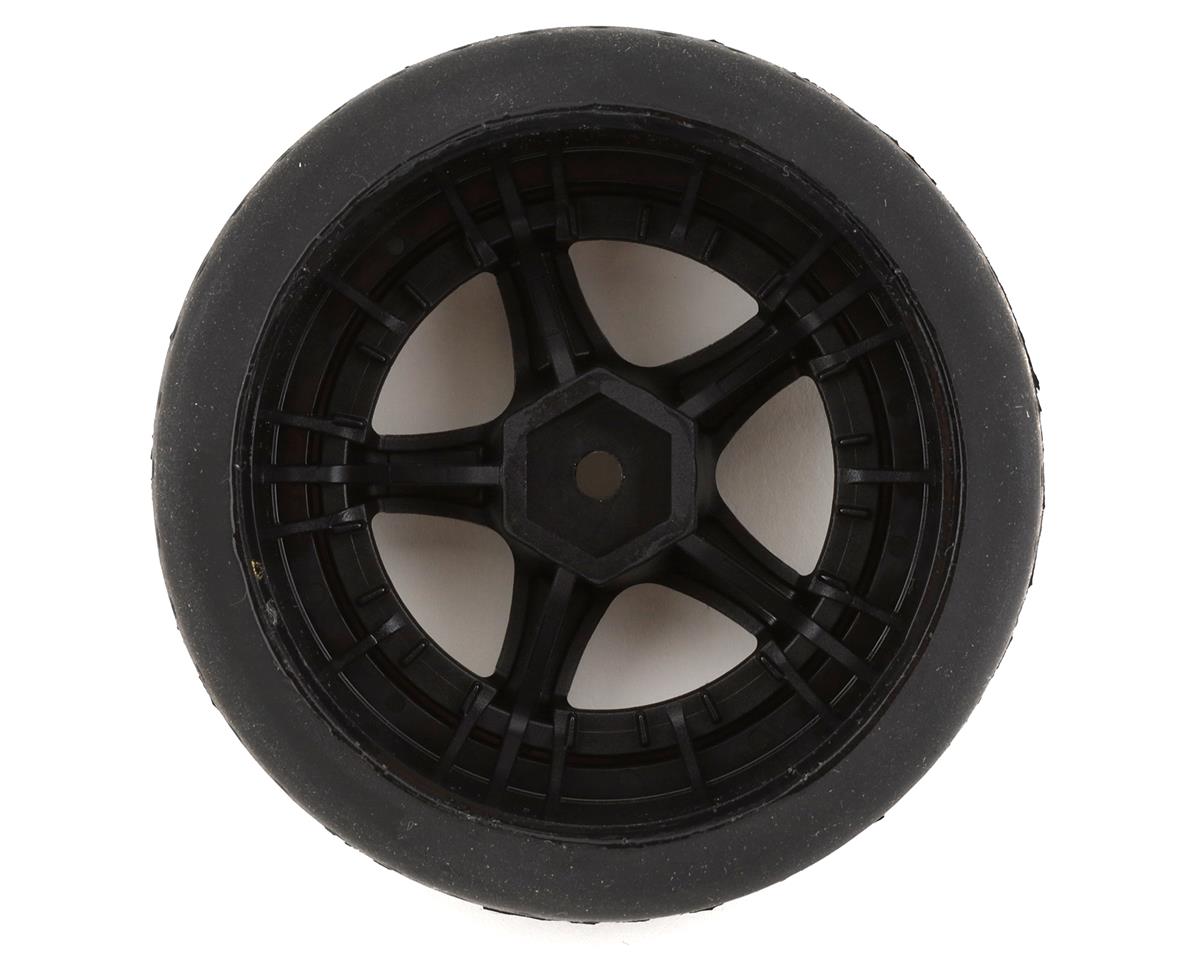 Arrma DBoots Hoons 35/085 2.4 Belted 5 - Spoke Pre - Mounted Tires (2) (Silver) w/14mm Hex - BOBBYRC