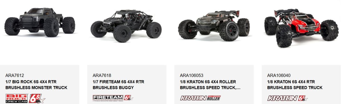 Arrma Front Lower Suspension Arms (2) Outcast, Talion, Notorious Kraton 6S EXB - BOBBYRC