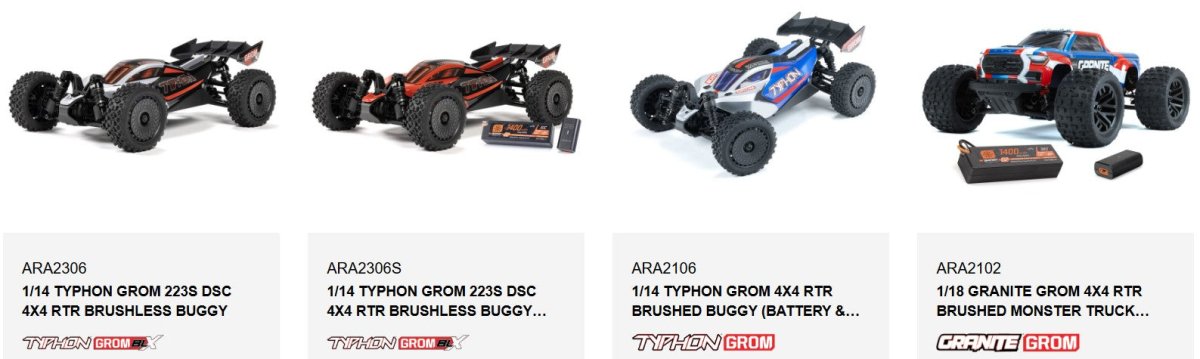 Arrma Front Suspension Arm Set