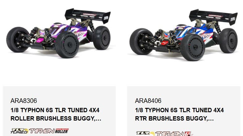 Arrma Front Upper Suspension Arm (2) Felony 6S BLX, Infraction V2 6S BLX, Limitless, Typhon 6S BLX - BOBBYRC