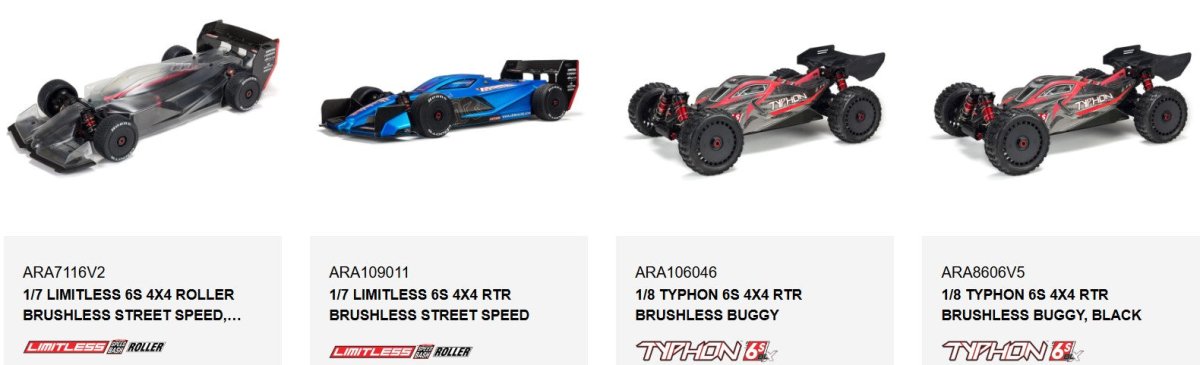Arrma Front Upper Suspension Arm (2) Felony 6S BLX, Infraction V2 6S BLX, Limitless, Typhon 6S BLX - BOBBYRC