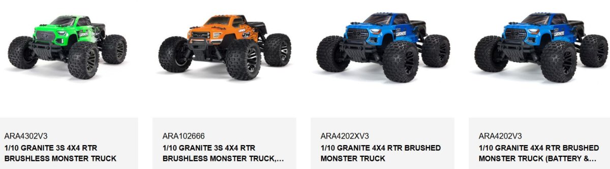 Arrma GRANITE SENTON BIGROCK 4x4 3s BLX - 14mm Metal Wheel HEX HUBS ( ARA4302V3 ARA4303V3 ARA4305V3 - BOBBYRC