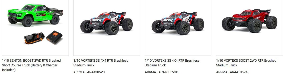 Arrma Granite Vendetta Vorteks Typhon Senton 4x4 3S BLX Aluminum Motor Mount - BOBBYRC