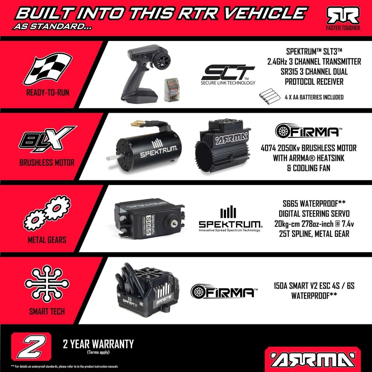 Arrma Kraton 6S EXB BLX RTR 1/8 4WD Brushless Speed Truck (V6) w/SLT3 2.4GHz Radio - BOBBYRC