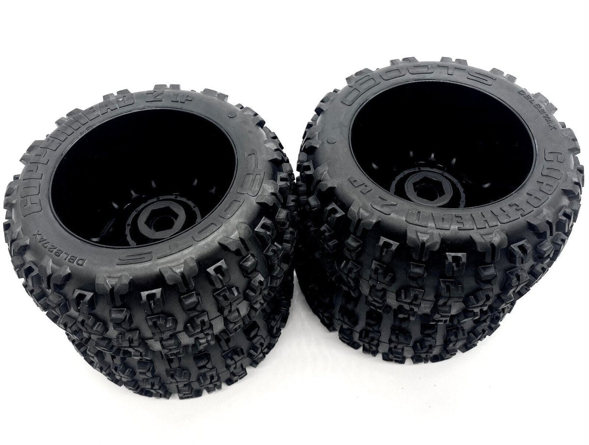 Arrma KRATON OUTCAST 4s 4x4 TIres & Wheels dBoots Copperhead2 LP ARA4408V2 - BOBBYRC