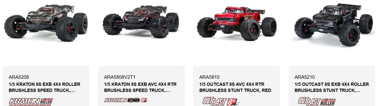 Arrma M4 Nylon Nut Set (4) - BOBBYRC
