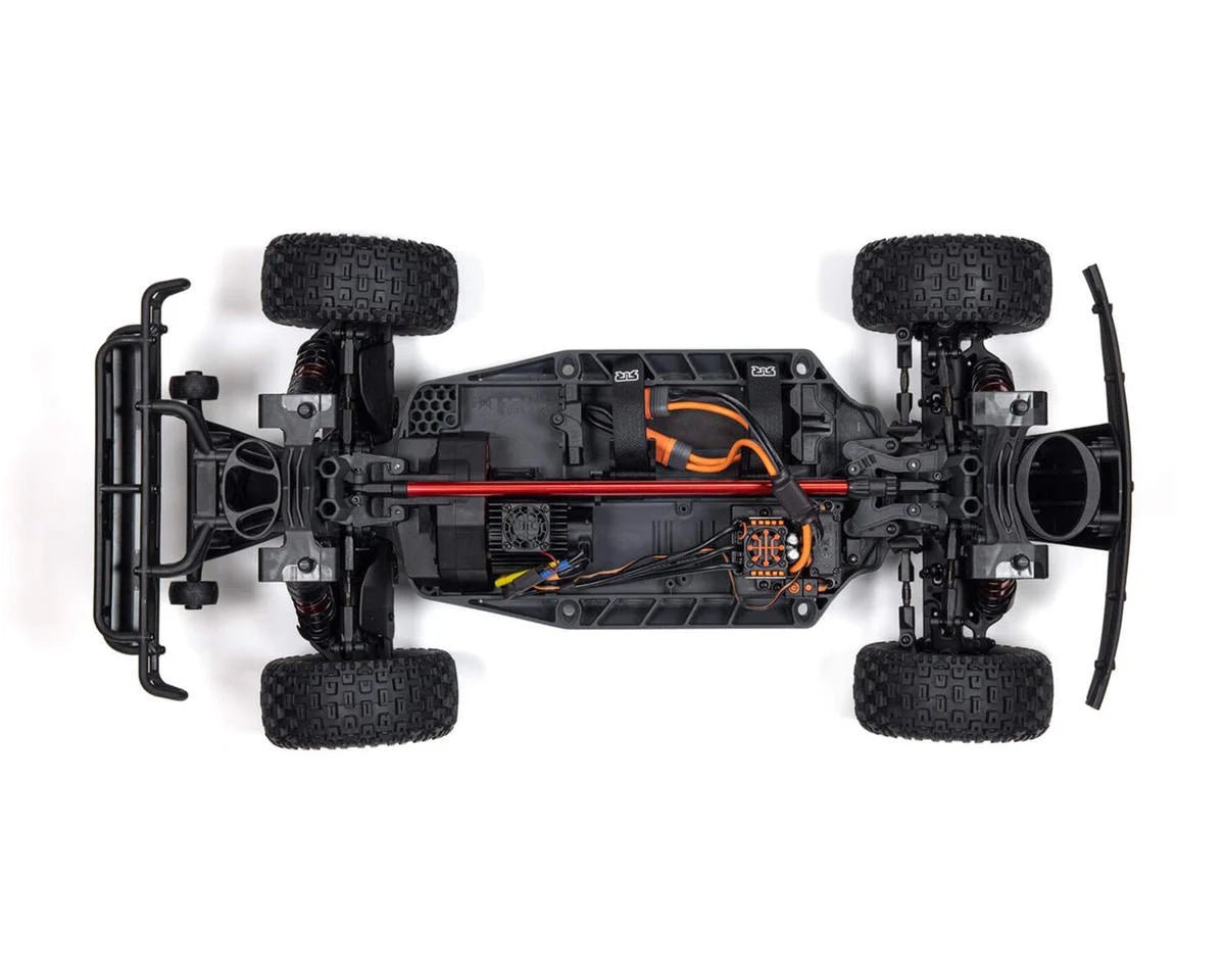 Arrma Mojave 4S BLX Brushless 1/8 4WD RTR Electric Desert Truck (Blue/Red) w/Spektrum SLT3 2.4GHz Radio - BOBBYRC