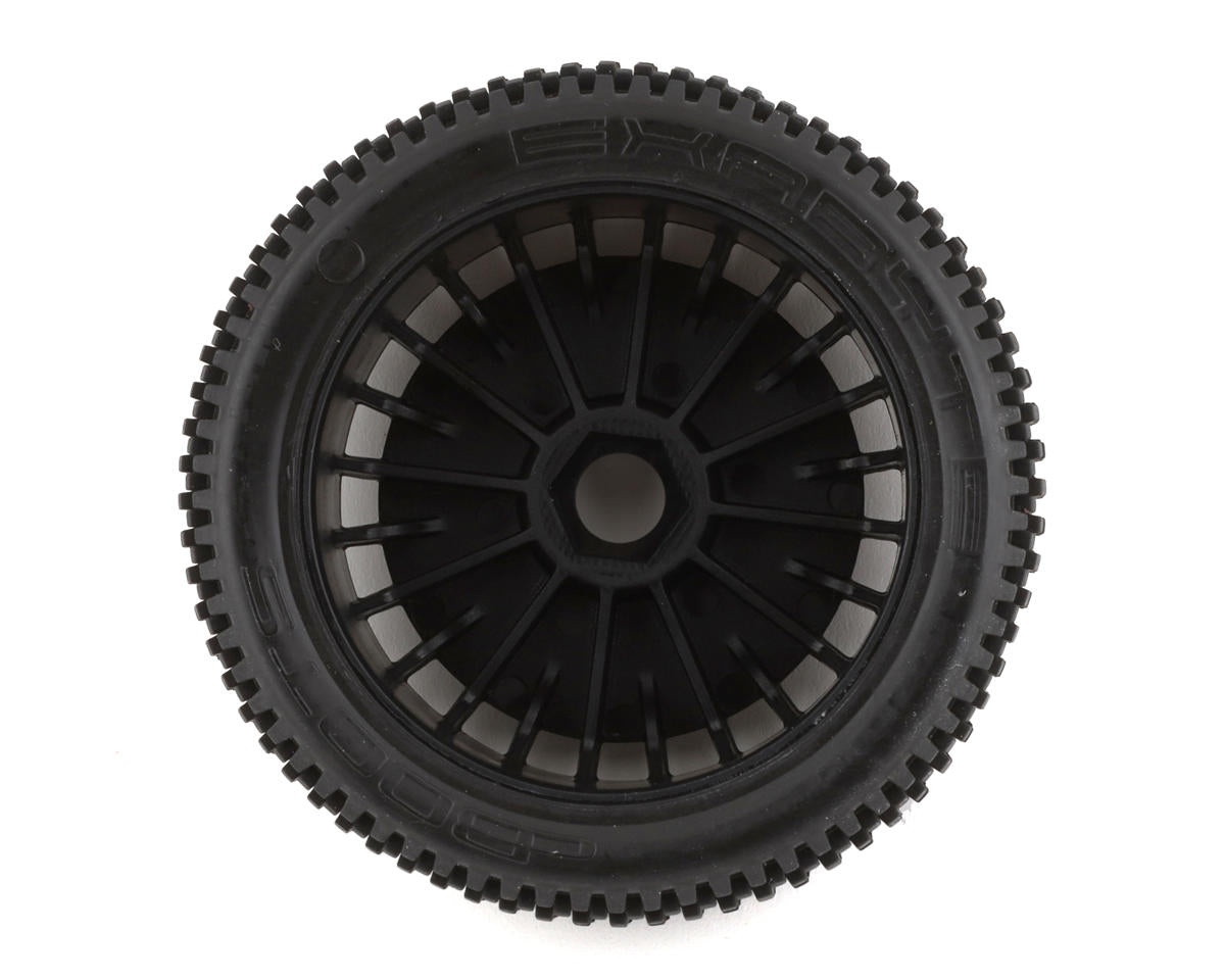 Arrma Pre - Mounted DBoots Exabyte Tire (Black) (2) For 1/8 TYPHON - BOBBYRC