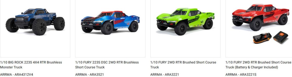 Arrma Steel Pivot Ball Set - 12x7mm 10x6mm 1/10 223S & 1/8 MOJAVE 4S - BOBBYRC