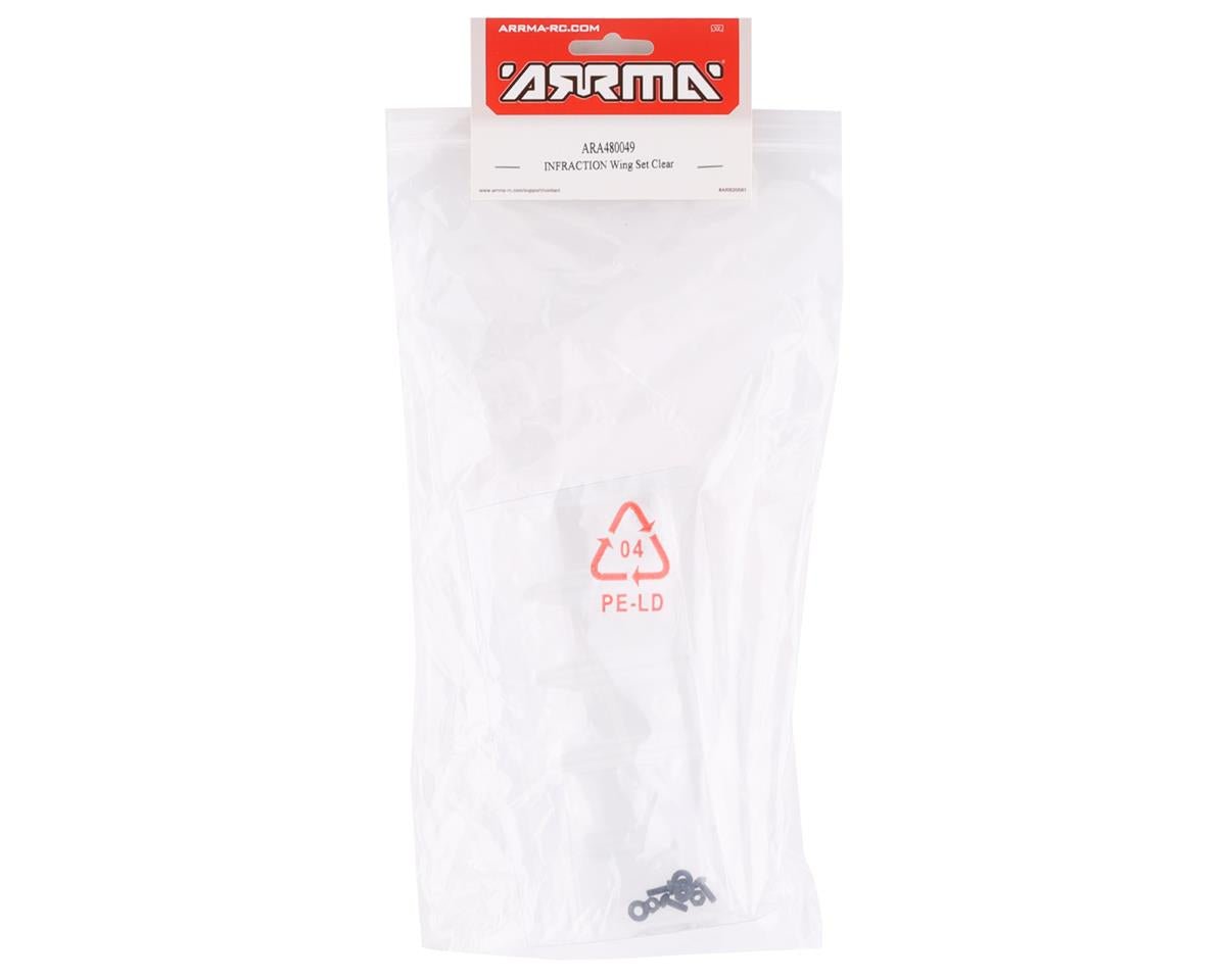 Arrma Wing Set (Clear)2s/ 3s 1/8 INFRACTION / VENDETTA - BOBBYRC