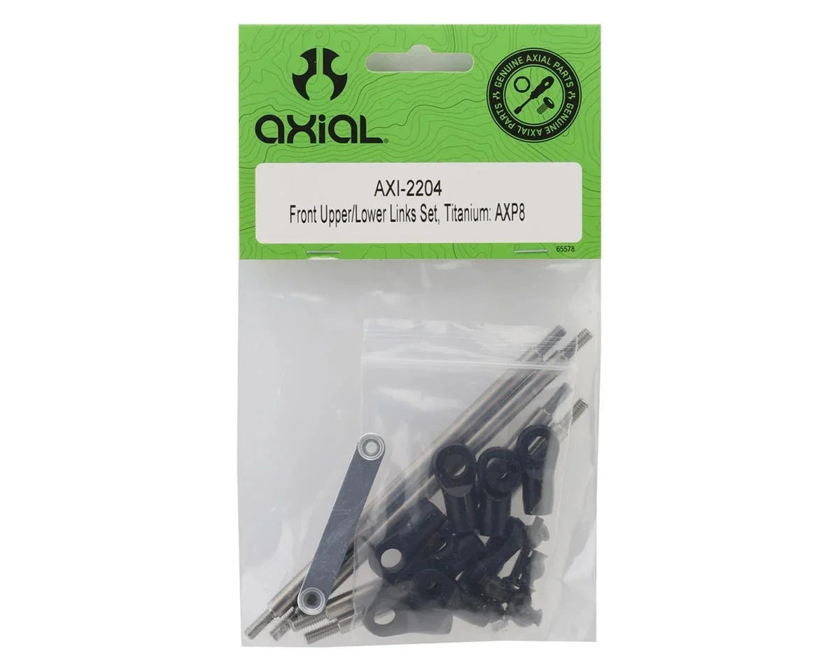 Axial Titanium Front Link Set For 1/8 AXP8 Gilamon 2.2 4X4