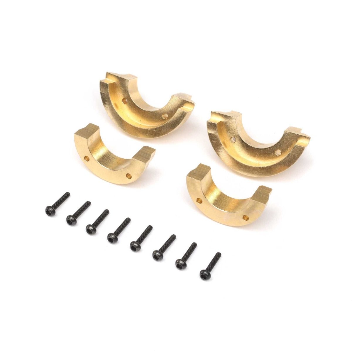 Axial 302004 Knuckle Weights, Brass 5.2g/9.2g (4): SCX24, AX24 - BOBBYRC