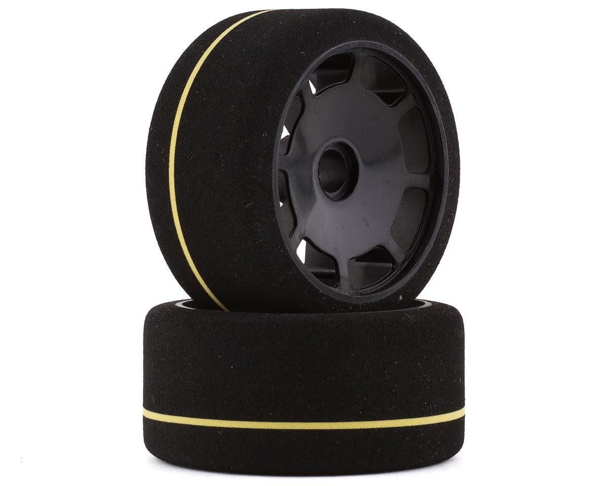 BSR Racing 1/10 Spec Front Mounted Foam Tires (2) (White) - BOBBYRC