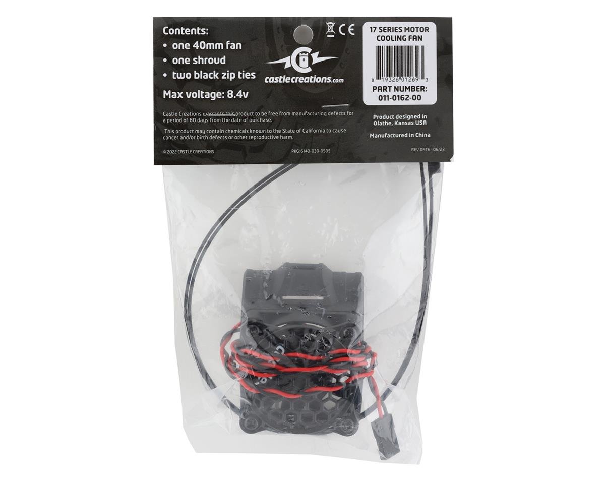 Castle Creations 1700 Series 40mm Motor Cooling Fan - BOBBYRC