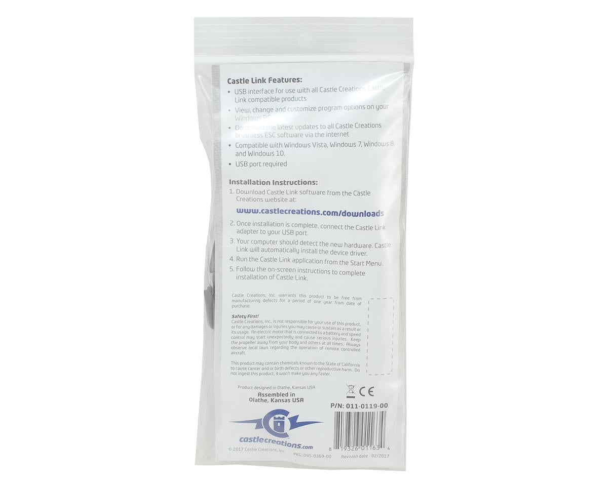 Castle Creations Castle Link V3 USB Programmer Adapter - BOBBYRC