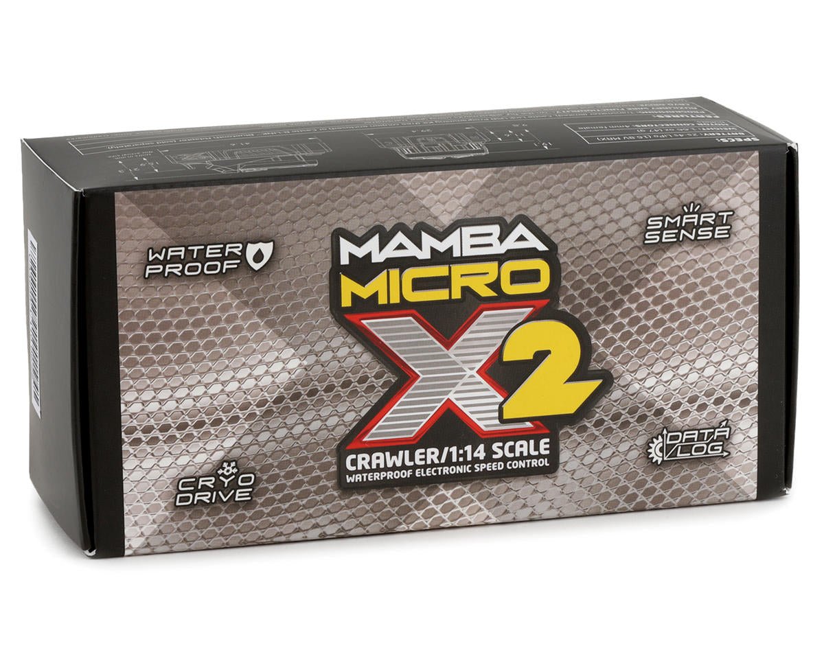 Castle Creations Mamba Micro X2 Waterproof 1/18th Scale Brushless ESC - BOBBYRC