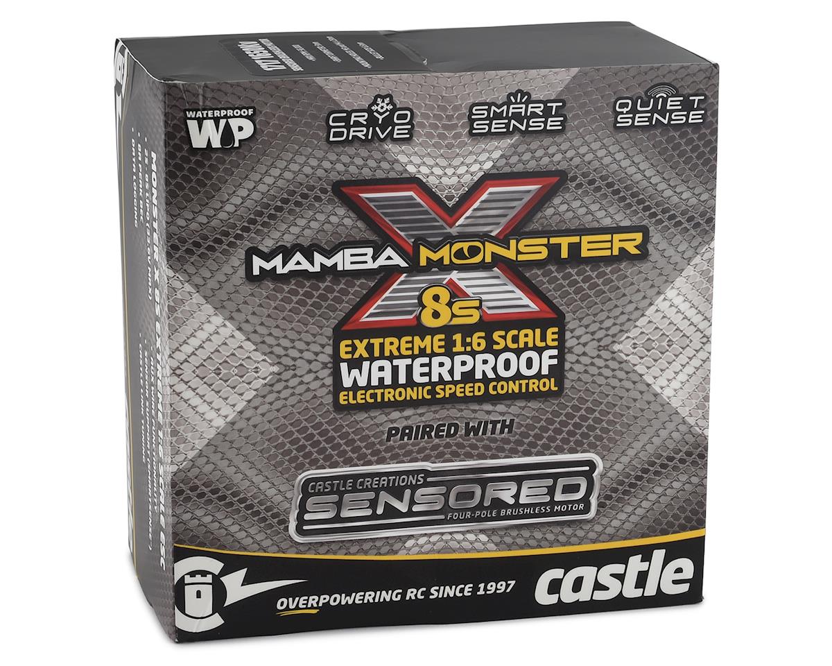 Castle Creations Mamba Monster X 8S 1/6 ESC/Motor Combo w/1717 Sensored Motor (1650kV) - BOBBYRC