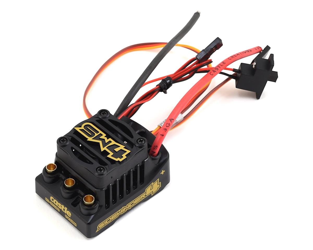 Castle Creations Sidewinder SW4 Waterproof 1/10 ESC - BOBBYRC