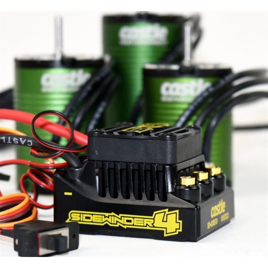 Castle Creations Sidewinder SW4 Waterproof 1/10 ESC/Motor Combo w/1406 (5700kV) Basher Edition - BOBBYRC