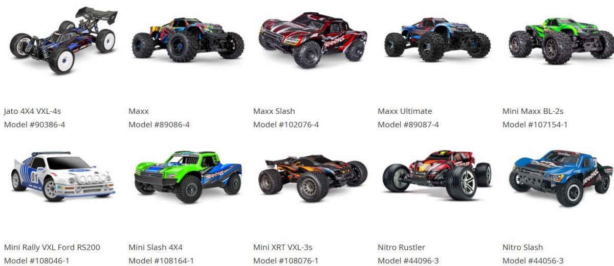 Drag Slash , MIni - XRT , TRX - 4 , Sledge , Jato 4x4 VXL , Slash 2wd VXL , TQi 2.4GHz 2 Channel Radio System - BOBBYRC