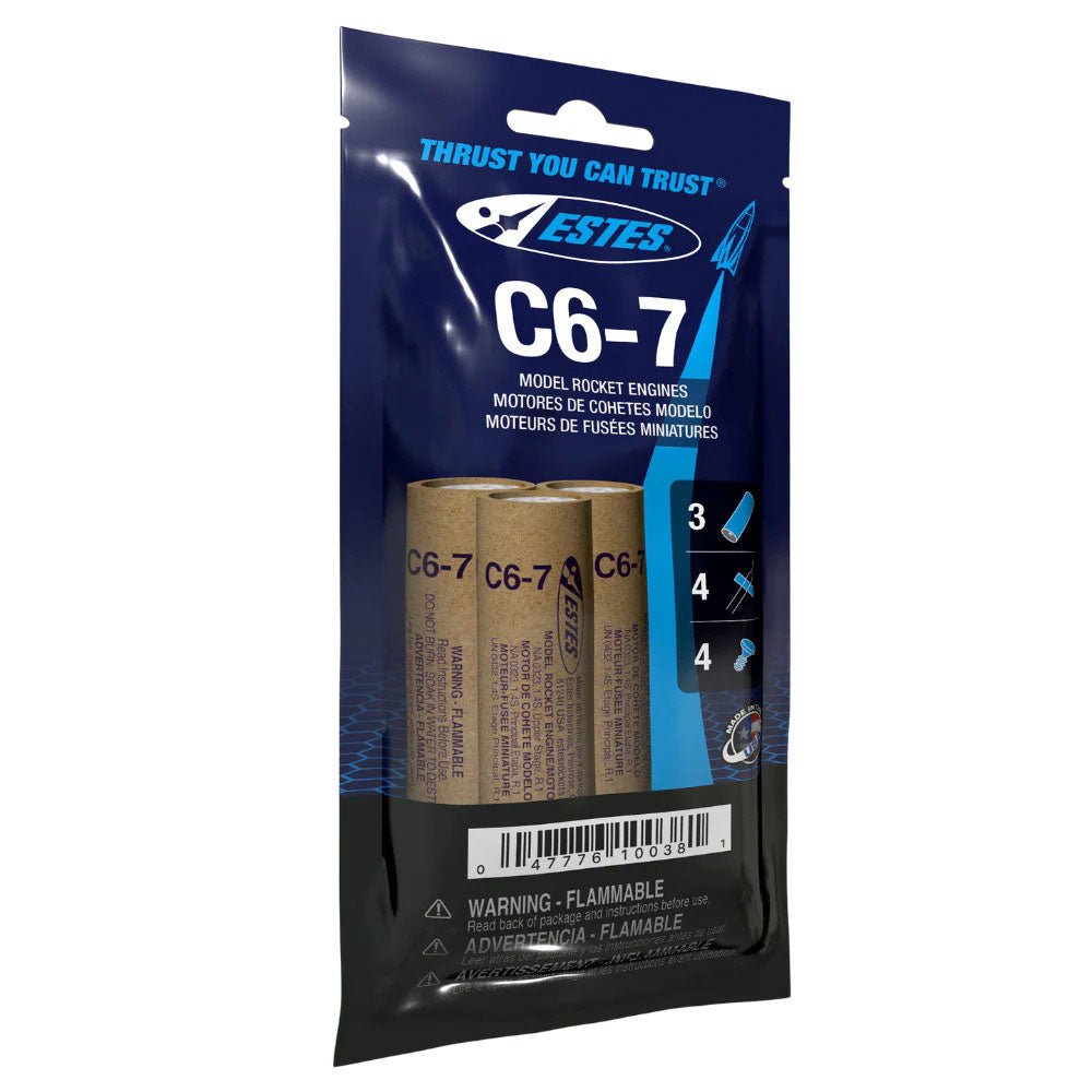 Estes C6 - 7 Standard Engine - BOBBYRC