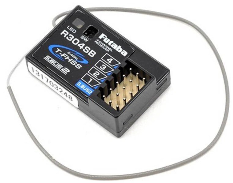 Futaba R304SB T - FHSS 4 - Channel Telemetry Enabled 2.4GHz Receiver - BOBBYRC