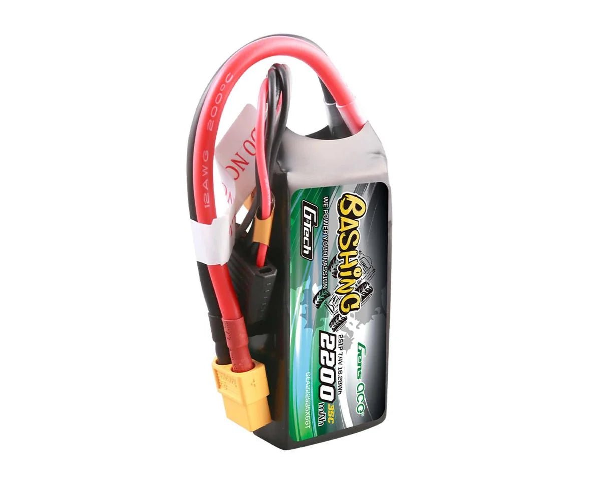 Gens Ace G - Tech Smart 3S Lipo Battery 35C (11.1V/2200mAh) w/XT60 - BOBBYRC