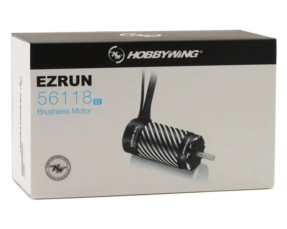 Hobbywing EZRUN 56118SD G2 4 - Pole 1/5 Scale Sensored Brushless Motor (1100kV) - BOBBYRC