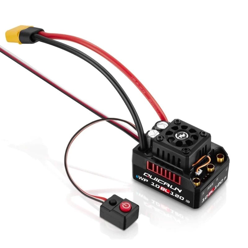 Hobbywing QuicRun 10BL120 G2 120A 1/10 Sensorless Brushless ESC - BOBBYRC