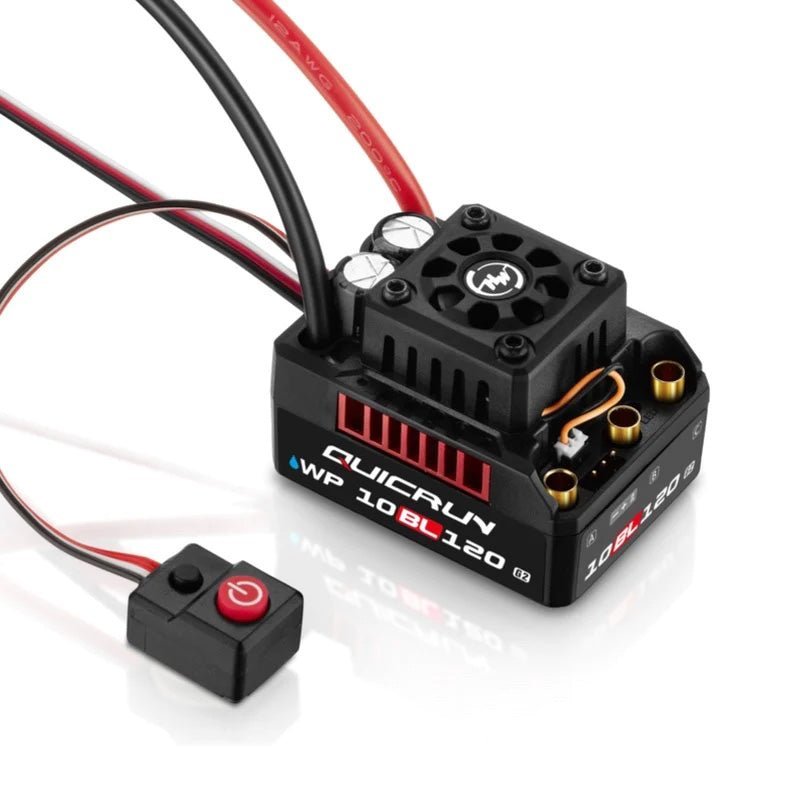 Hobbywing QuicRun 10BL120 G2 120A 1/10 Sensorless Brushless ESC - BOBBYRC