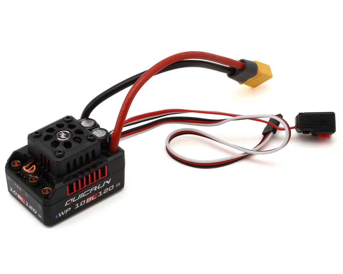 Hobbywing QuicRun 10BL120 G2 120A 1/10 Sensorless Brushless ESC - BOBBYRC