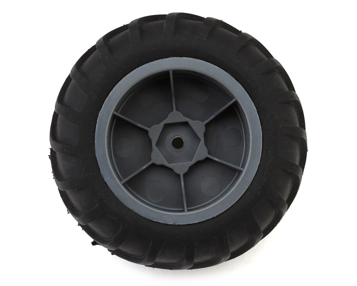 Losi Mini LMT Pre - Mounted Monster Truck Tires (Green) (2) (Front/Rear) w/12mm Hex - BOBBYRC